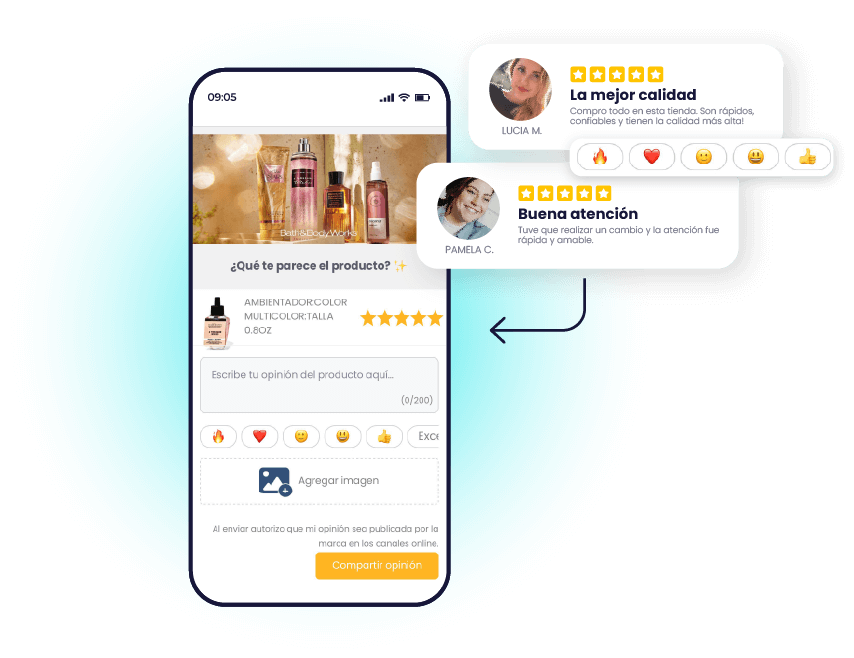 vista movil de las invitaciones a opinar gestionadas por verificado.ai